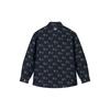 MLB New York Yankees SS24 Letter Print Loose Casual Denim Long Sleeve Shirt Unisex Shirts Deep-Navy-Blue 3ADRM0141-50NYD