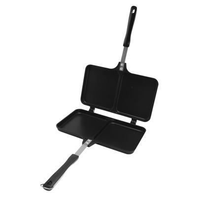 Sandwichpfanne Aluminiumlegierung Doppelseitig Antihaft-Sandwichbratpfanne für Heimküchen-Backen