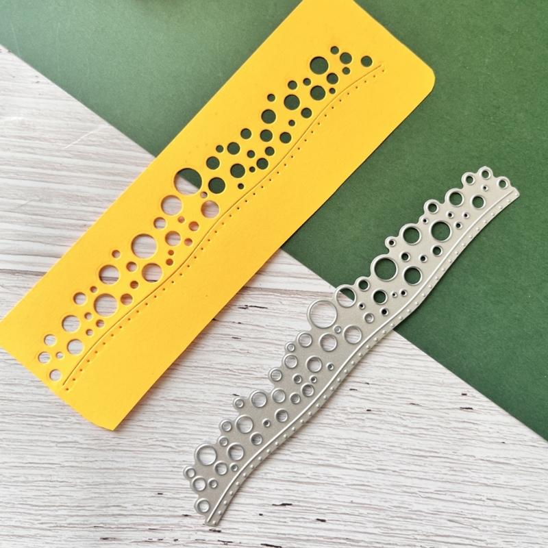 Dot Lace Metal Cutting Dies Stencils for DIY Scrapbooking Decorative Embossing Paper Cards Template Decor Die Cuts