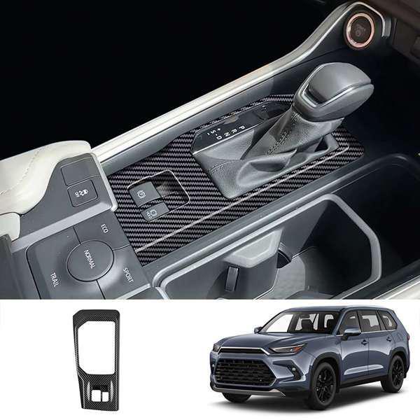 Carbon Fiber Texture ABS Trim for Toyota Grand Highlander 2024