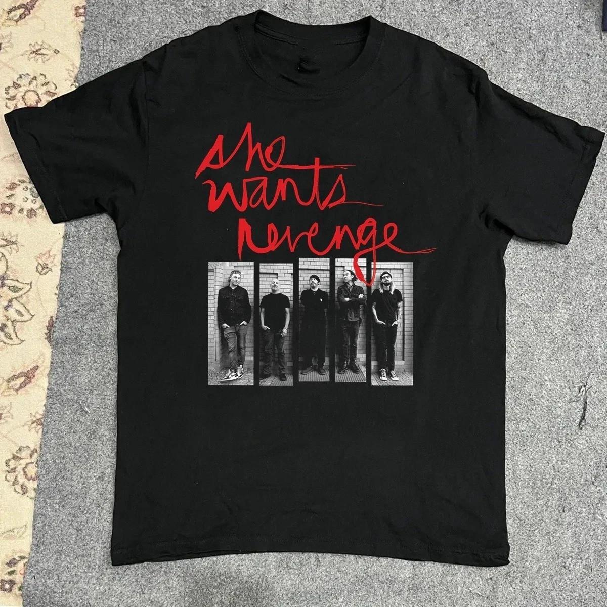 SHE WANTS REVENGE Band Concert Tour Gift For Fan T Shirt Full Size S-5XL M