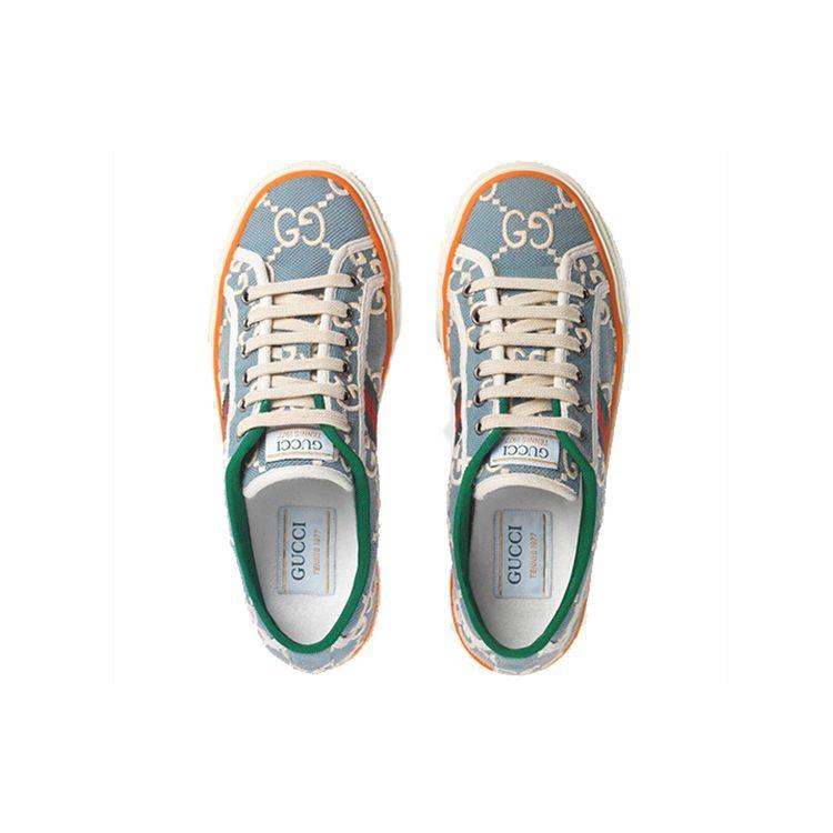 GUCCI Tennis 1977 Sneakers Light Blue Women's 606110 H0G10 3460