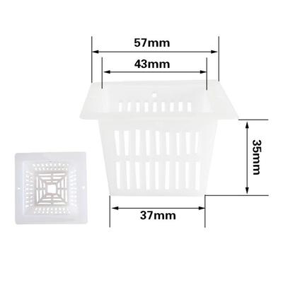 10 Pack of Plastic Net Pots for Efficient Aeration In Aquaponic Gardening
