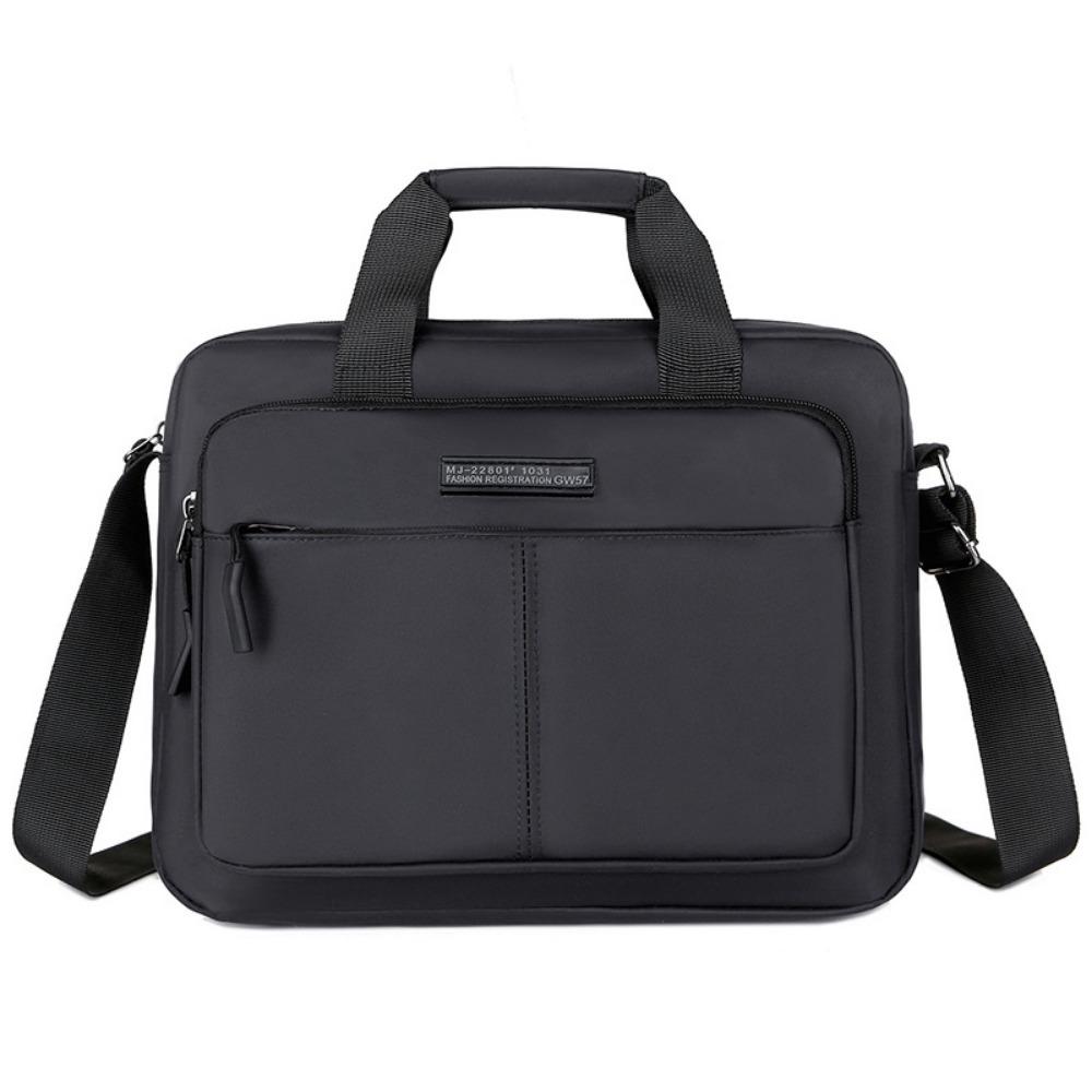 

Simple Oxford Men Briefcase Horizontal Large-capacity Messenger Bag Multifunctional Business Bag A4 Book Handbag