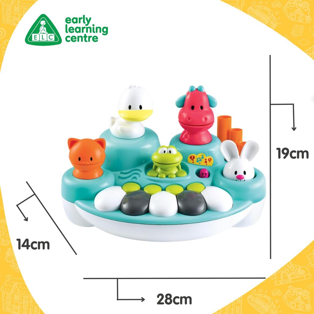 Early Learning Center Sing Together Animal Keyboard Great for First Instruments Toy Piano Educational Toy Baby Toy Baby Gift Gift 147745 Genuine