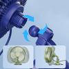 USB Car Fan 12V 24V Suction Cup Mount Rotatable 3 Speed Adjustable  Circulation Fan for RV Sedan Home Truck SUV, Blue