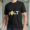 New Volt Active Logo Men's Black T Shirt Funny Size S To 5XL
