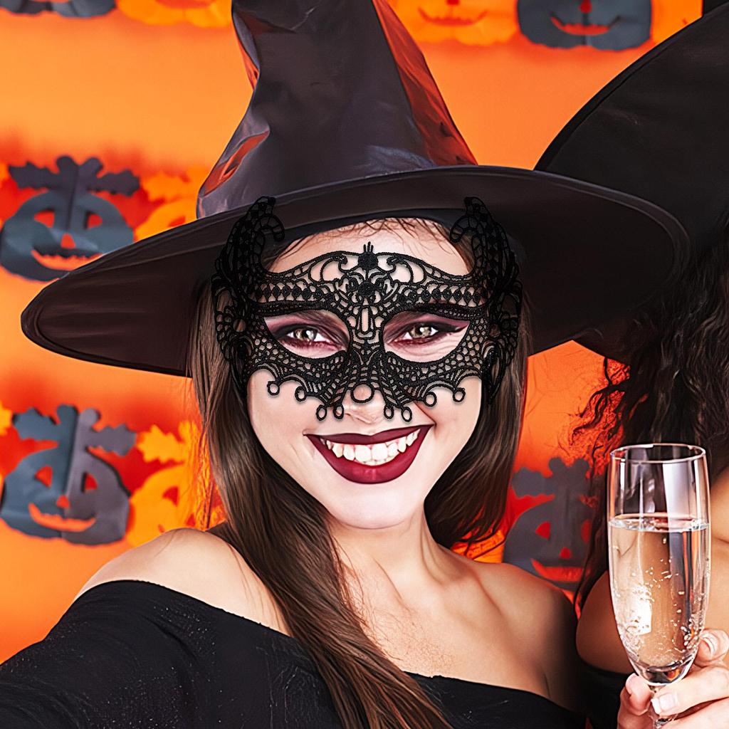 Lace Eye Masque Women Carnival Face Masque Festivals Decoration Blindfold for Women Girls Teens Halloween Christmas Birthday