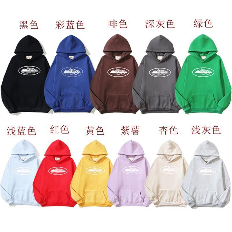 American Streetwear Devil Island Print Fleece Hoodie Loose Casual Sweatshirt Youth