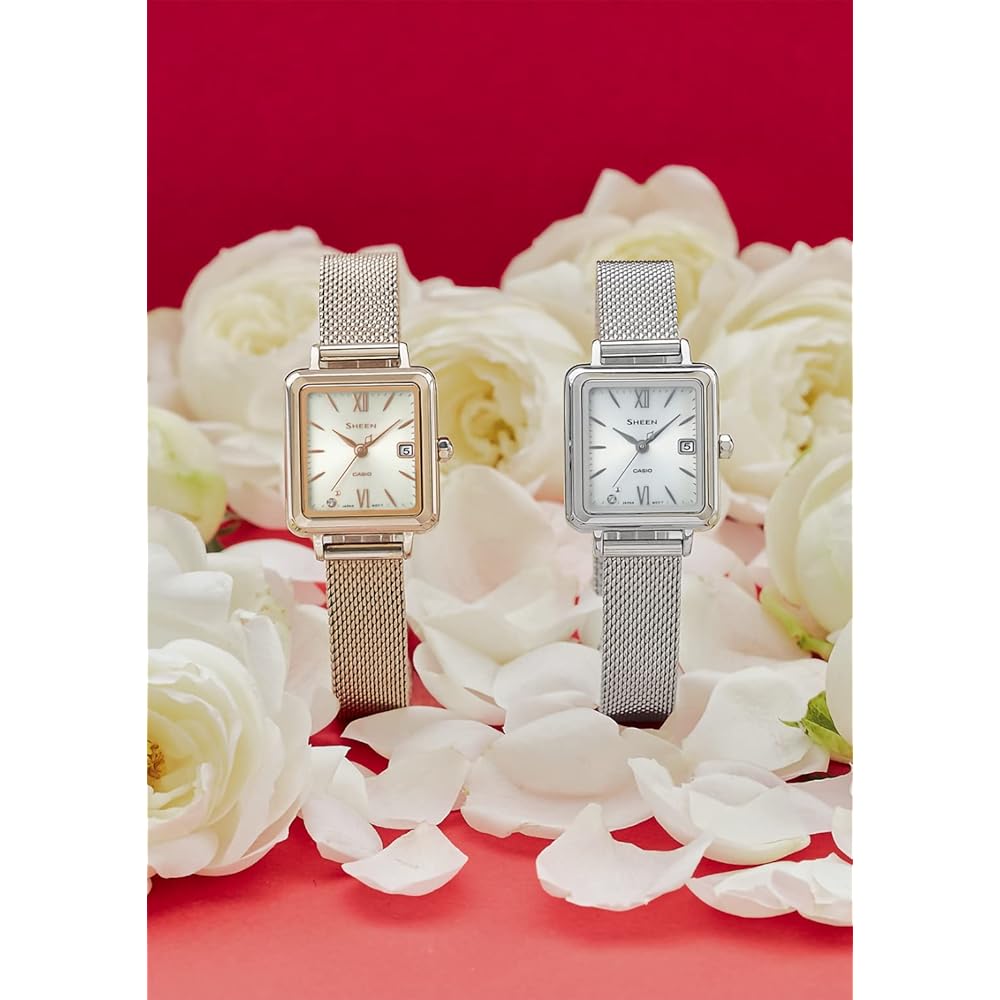 Casio Scene Solar Women's Watch SHS-D400CGM-4AJF Gold Color Elegant Design
