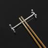 1Pcs Metal Chopstick Holder Plum Shape Tableware Stand Chopsticks Rack  Art Craft Table Decoration