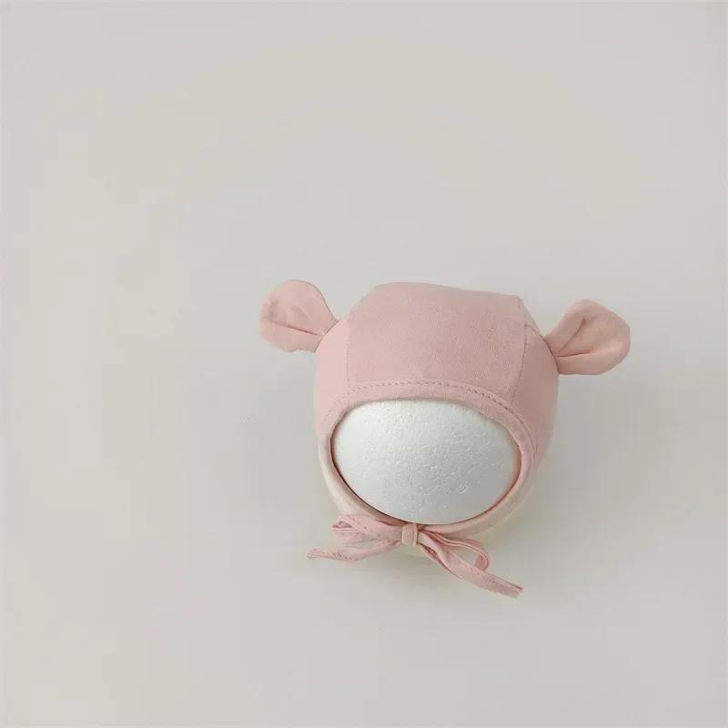 Hot Newborn Hat Cute Cartoon Bunny Bear Ear Beanie for Infant Baby Boy Girl Korean Baby Hat Spring Autumn Toddler Cap