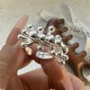 Xiaomi 925 Sterling Silver Rings for Women Couple Minimalist Handmade Simple Sparckling Flower Ring Fine Jewelry Gift Prevent Allergy