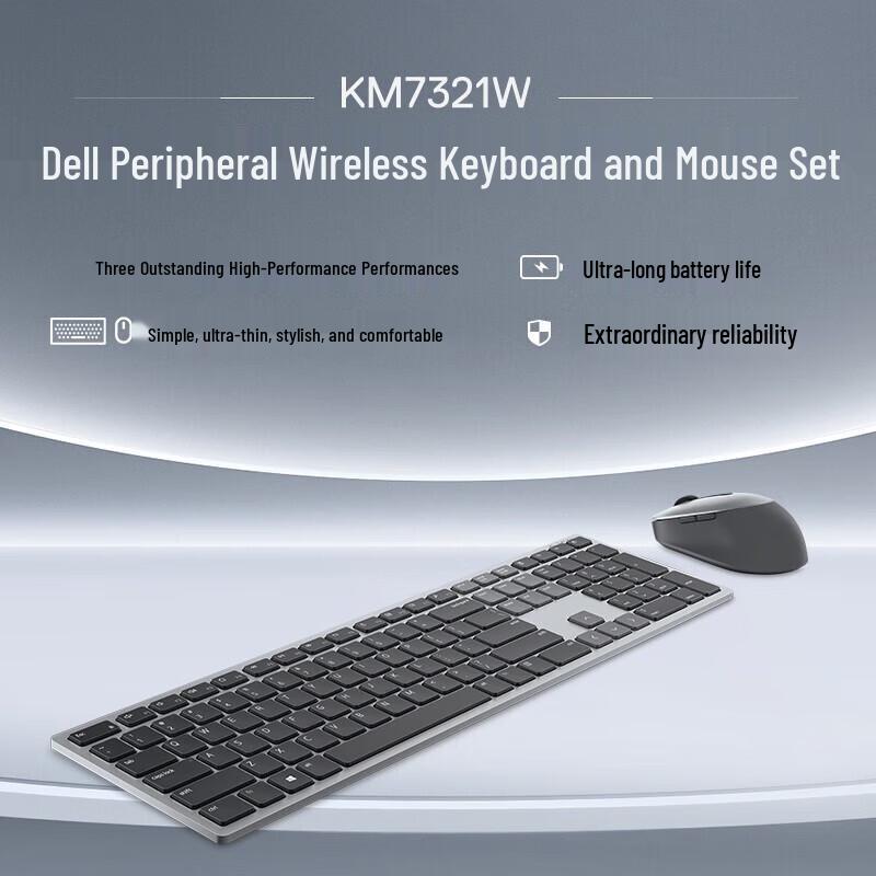 Dell KM7321W Wireless Keyboard and Mouse Combo