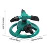 Heavy Type Plastics Garden Sprinkler Quick Install Lawn Sprinkler 360 Degree Sprays For Uniform Lawn Irrigation