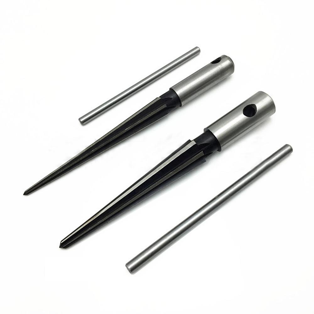 Hand Taper Reamer 1/8-1/2 (3-13mm) 5-16 Taper Reamer Chamfer Opening Countersunk Head Cutting Tool Hexagonal Shank Tool