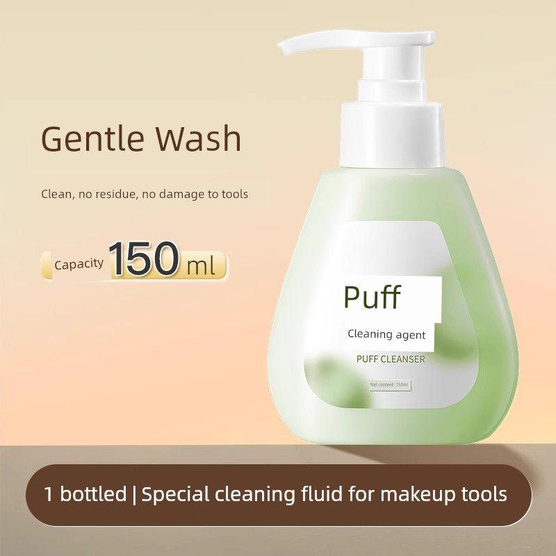 

Niliya Powder Puff Cleaner, Makeup Brush Cleaning Liquid, Beauty Sponge, Air Cushion Sponge, Special Cleaning Tool for Makeup [Cleaning Fluid] 1 Bottle/150Ml