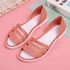Flat-soled Sandals Versatile Plastic Wet Water Jelly Shoes Korean Version Non-slip Rain Shoes Waterproof Female Summer Beach Shoes Fairy