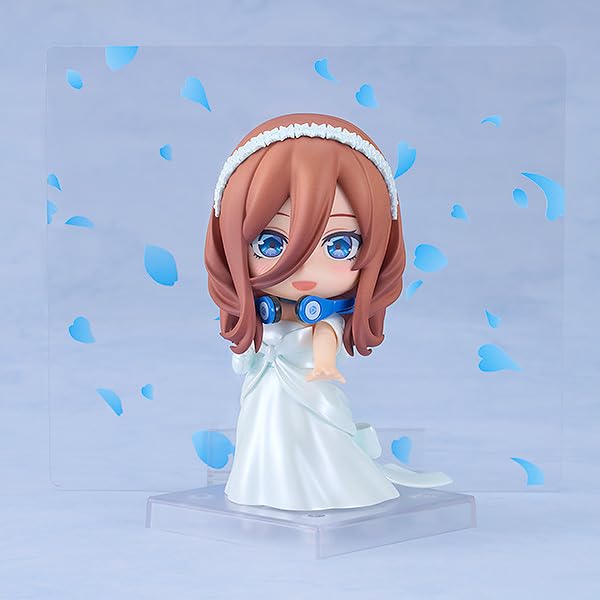 Nendoroid The Quintessential Quintuplets Miku Nakano Wedding Dress Plastic Painted Movable Figure Ver. Non-scale