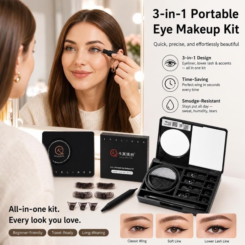 Waterproof Eyes Makeup Stamp Smudge-Proof Lower Eyelashes Stamp For Daily Makeup