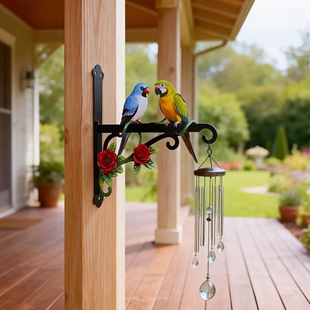 Rust-Proof Hanging Bracket Colorful Metal Decorative Rack Beautiful Wall Hook Corridor