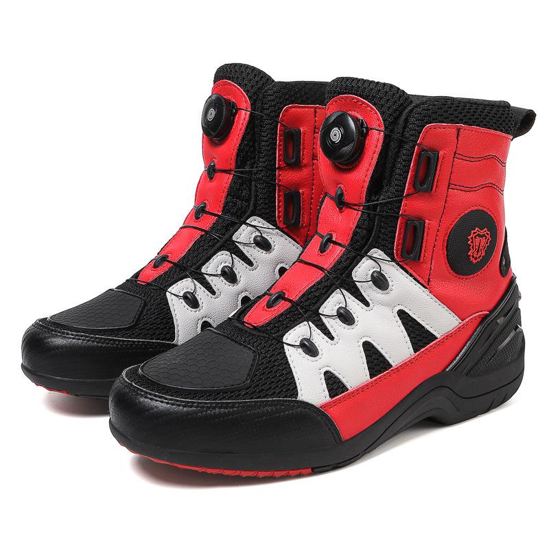 

Новые ретро мотоциклетные ботинки с высоким голенищем мужские противоударные мотоциклетные ботинки обувь для велоспорта всесезонные внедорожные ботинки 47
