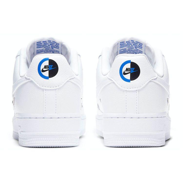 Nike Air Force 1 07 LX Sisterhood - Vit Metallisk Silver Dam Sneakers Hyper-Royal Svart CT1990-100