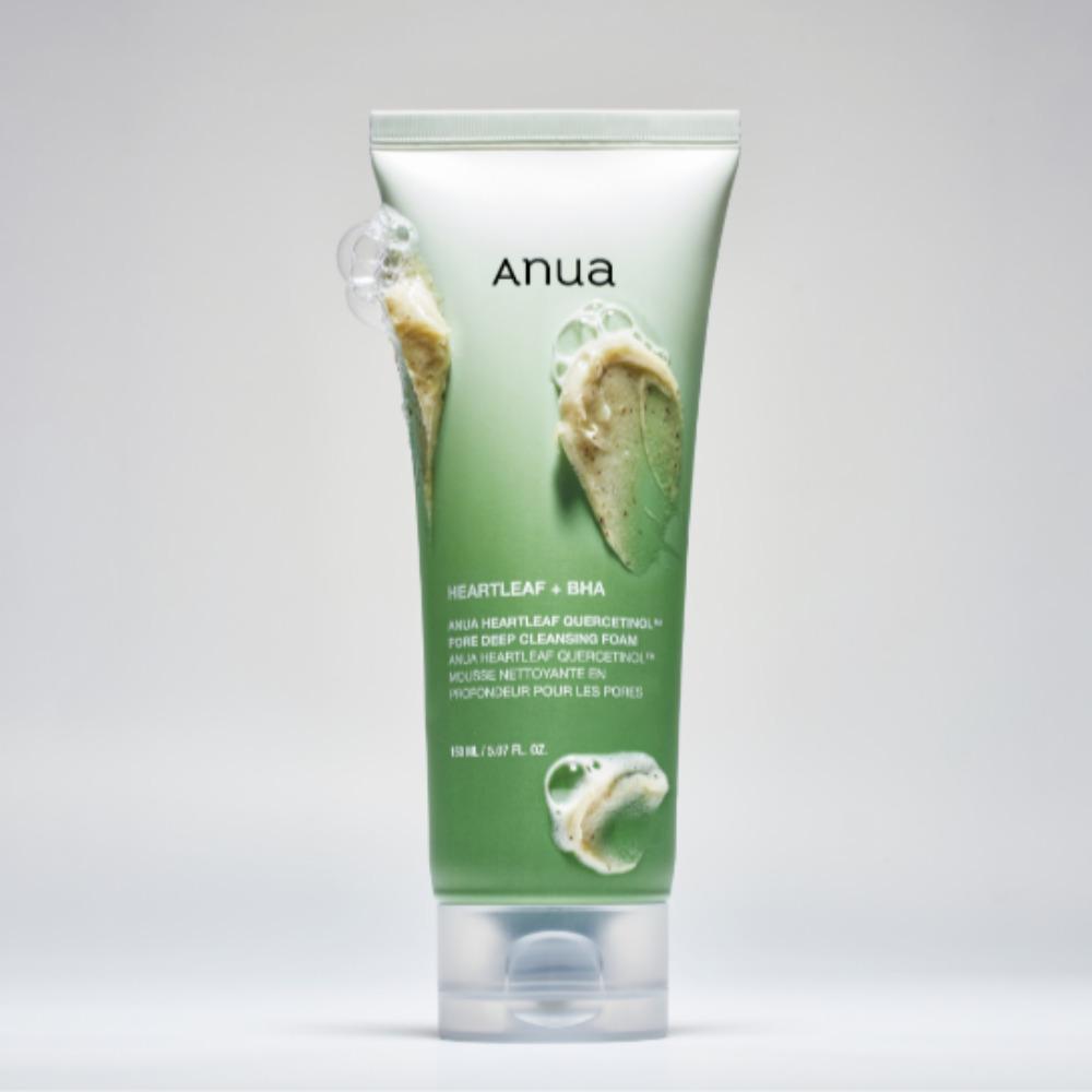 Anua Heartleaf Quercétinol Mousse nettoyante en profondeur pour les pores 150 ml