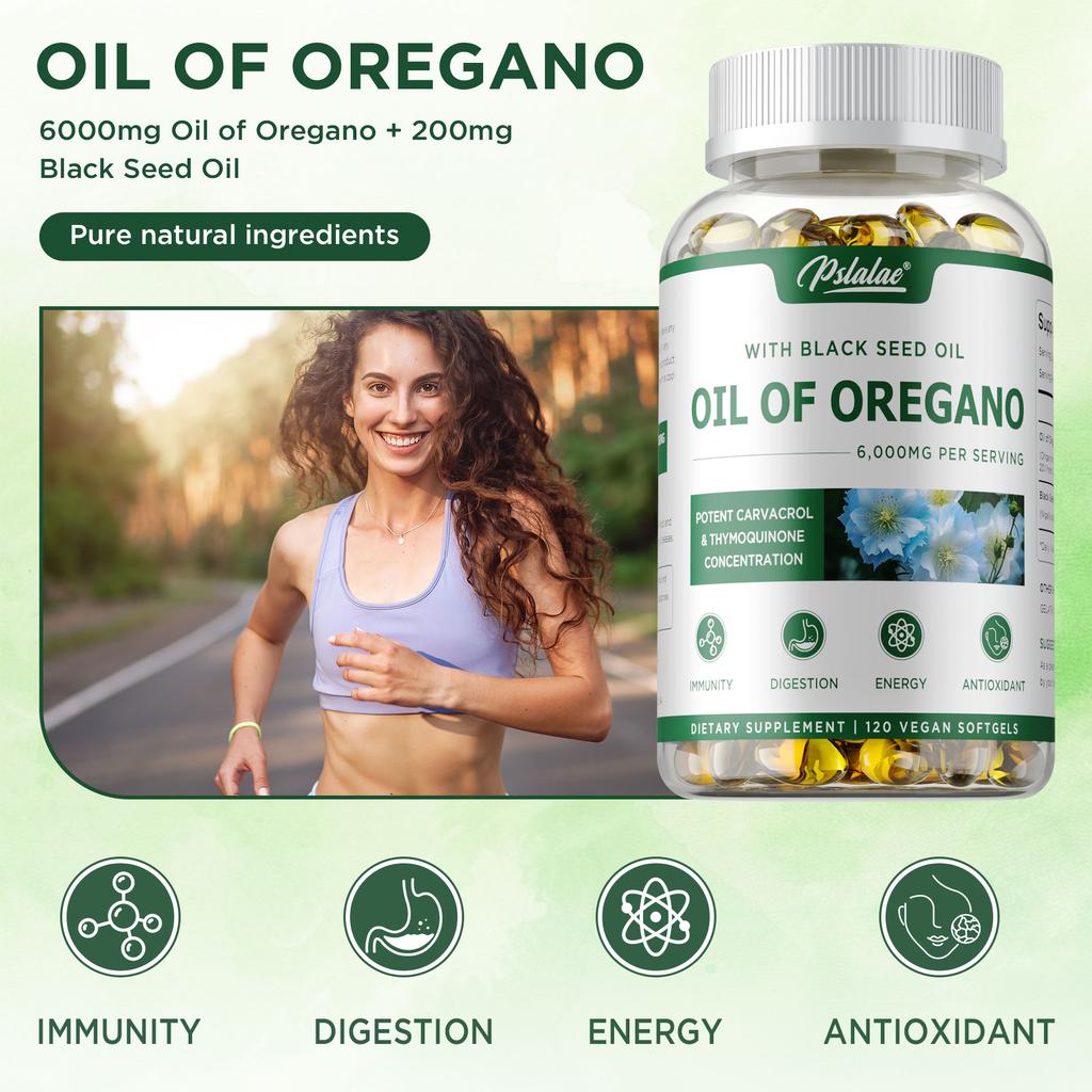 Oreganoový olej - Olej z černuchy seté, Posílení imunity, Antioxidant, Podpora trávení