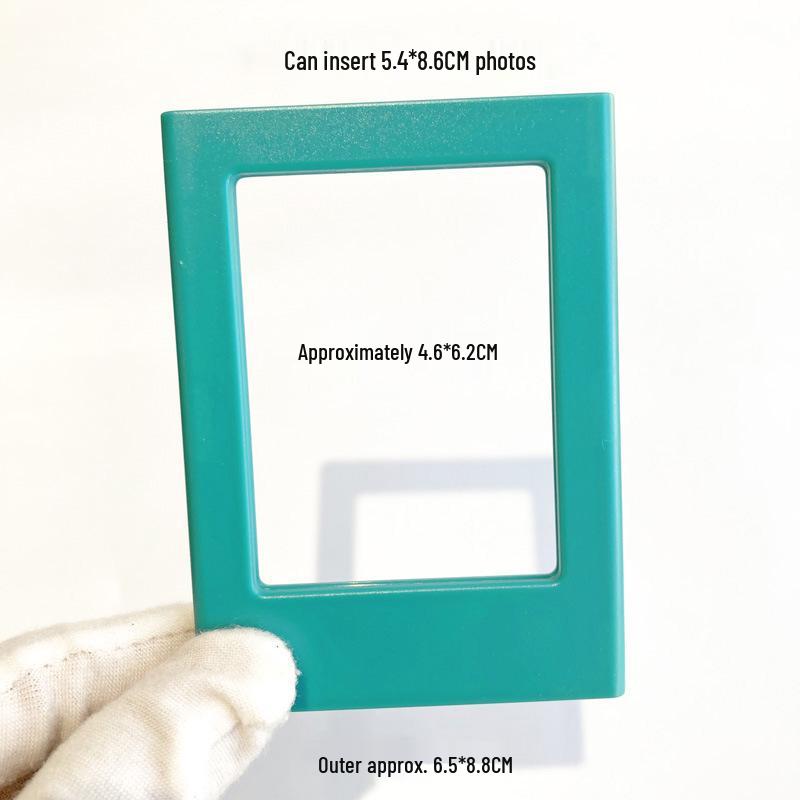 Instax Magnetic 3-inch Photo Frame & Decorative Refrigerator Pegboard Sticker Set