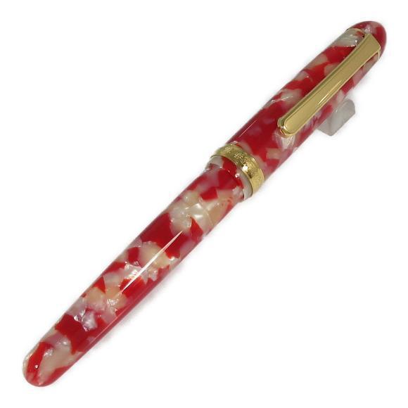 Platinum #3776 CELLULOID Fountain Pen GOLDFISH Broad Nib PTB-35000S#24-4