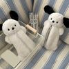 Comfortable Plush Dog Pencil Bag With Example Storage Space Simple Substance Immediate Ending Perfect For Classroom Office Travel Use