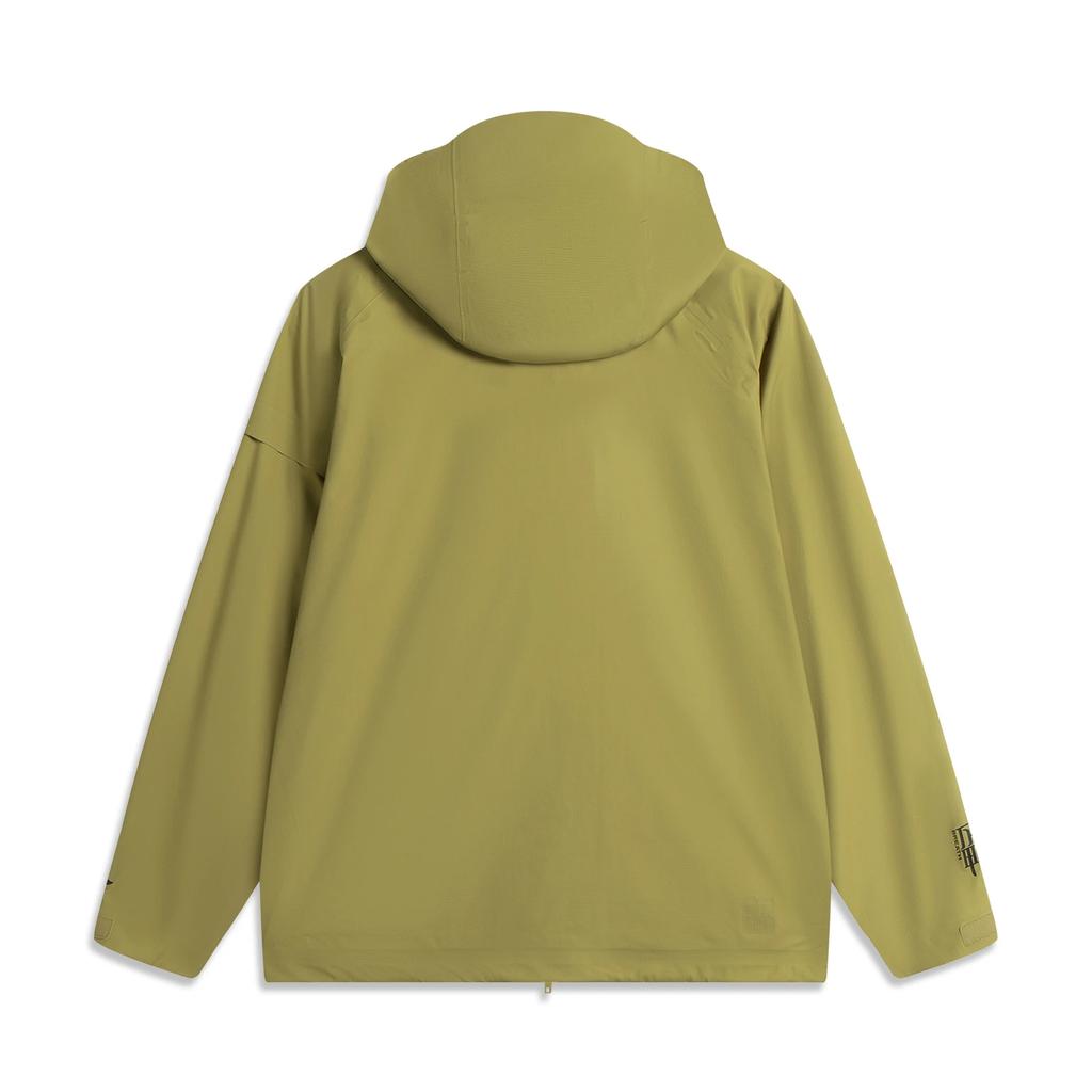 Li-Ning Outdoor Series Sports Casual Simple Hooded Zipper Solid Color Loose Versatile Breathable Jacket Unisex Jacket AEMV011-5