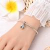 Creative Copper Metal Colorful Cute Bee Charm Bead Component Compatible With Bracelet High Quality Fine Jewelry Women's Outing Trendy Fashion High