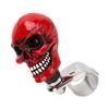Skull Shape Steering Wheel Knob 3cm Diameter Resin Turn Knob Spinner Booster for Cars Trucks Tractors Boats Red