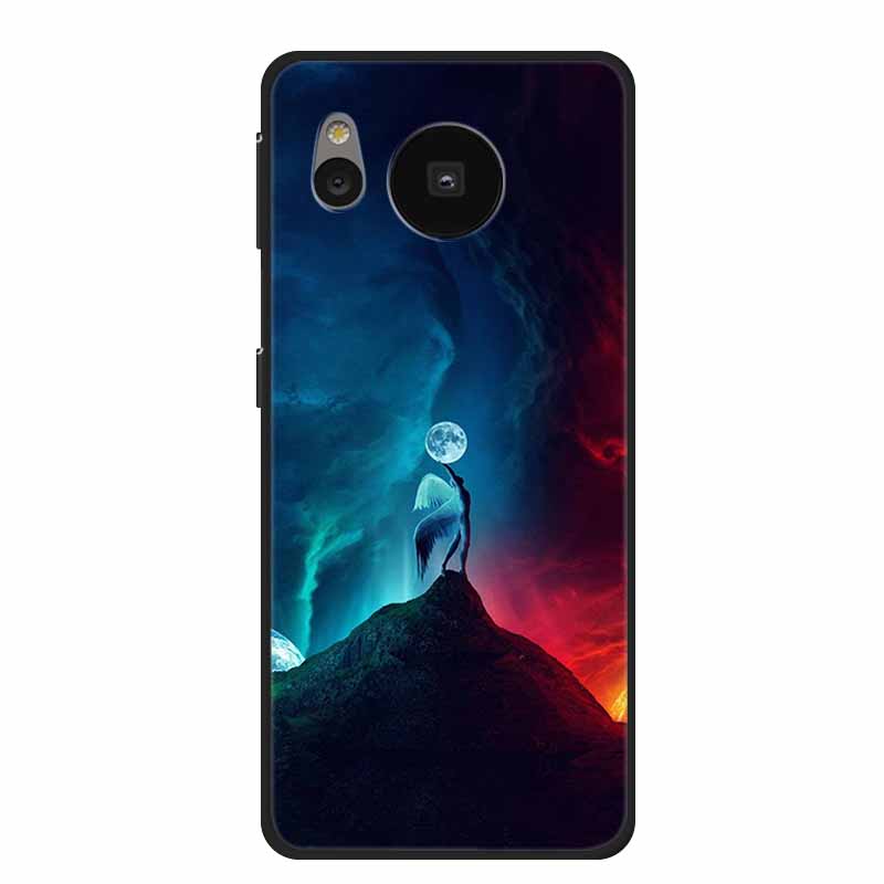 Per Custodia Sharp Aquos Sense 8 Cover Telefono Sense8 Silicone Nero Morbida Cover Posteriore Custodie Coque