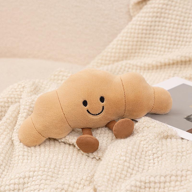 Moe French Baguette Plush Doll – Cute Bread Stuffed Toy Keychain & Backpack Pendant