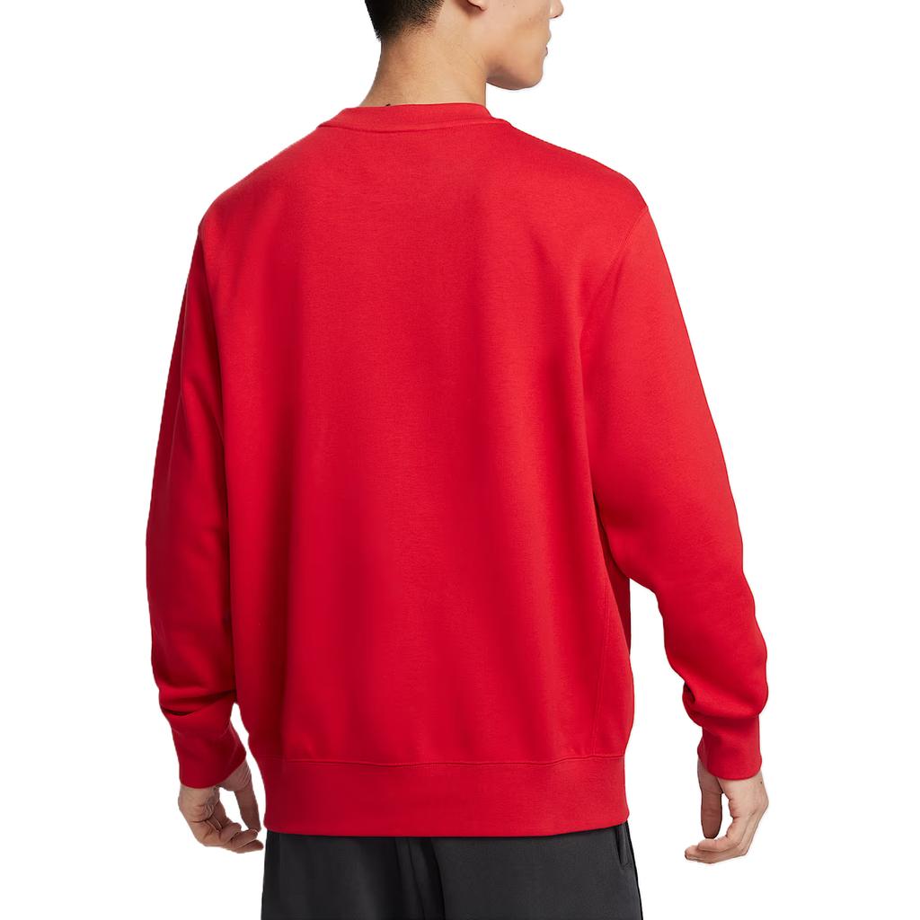 New Nike Club SS25 Sweatshirt Men's University Red IB8825-657