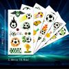 Luminous football tattoo sticker World Cup club event fan carnival party temporary face sticker