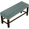 Solid Pineapple Checkered Bench Cover Non Slip Full Wrap Elastic Seat Protector For Home Dining Room Furniture