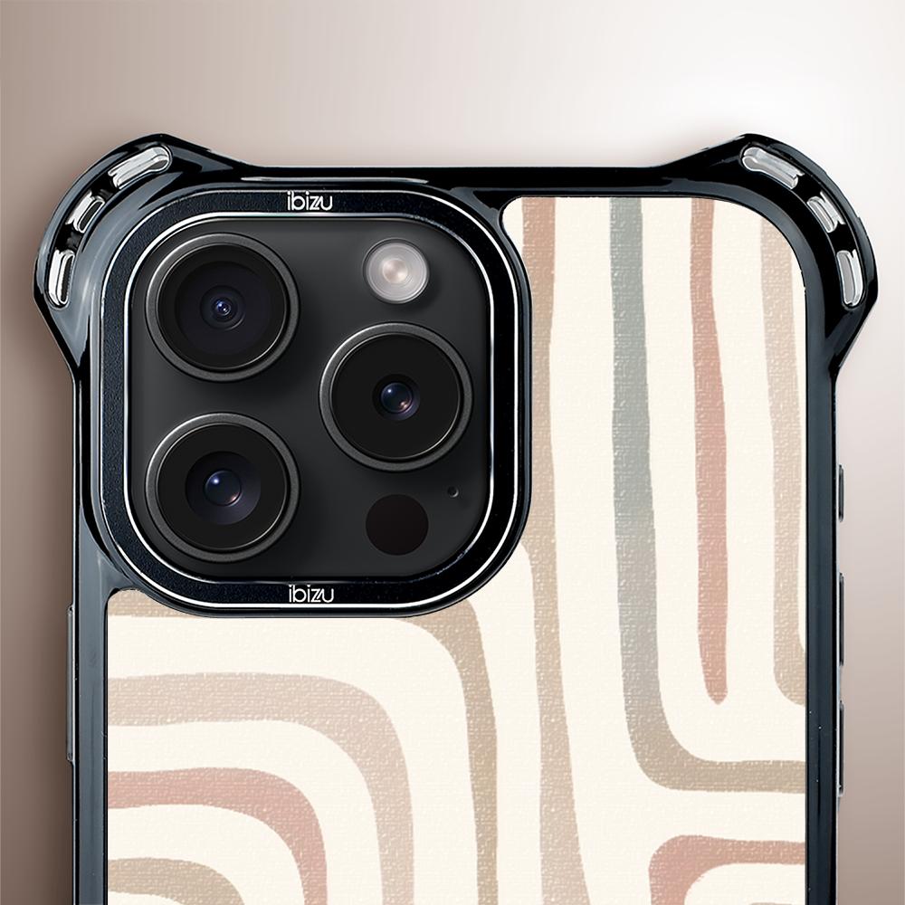 Etui Do Iphone 14 Pro Max Ibizu Dropguard Ultra Z Magsafe, Boho, Piaskowy Labirynt