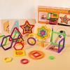 Holz Geometrische Bunte Puzzles 3D Formen Kognitionsbrett Montessori Puzzle Lernspielzeug für Kleinkinder Farbe Form Lernen
