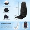 "Vibration Back Massage Mat with Heat, Back Massage Cushion Seat Massager for Chair with 5 Vibrating Modes for Home Office Use"
