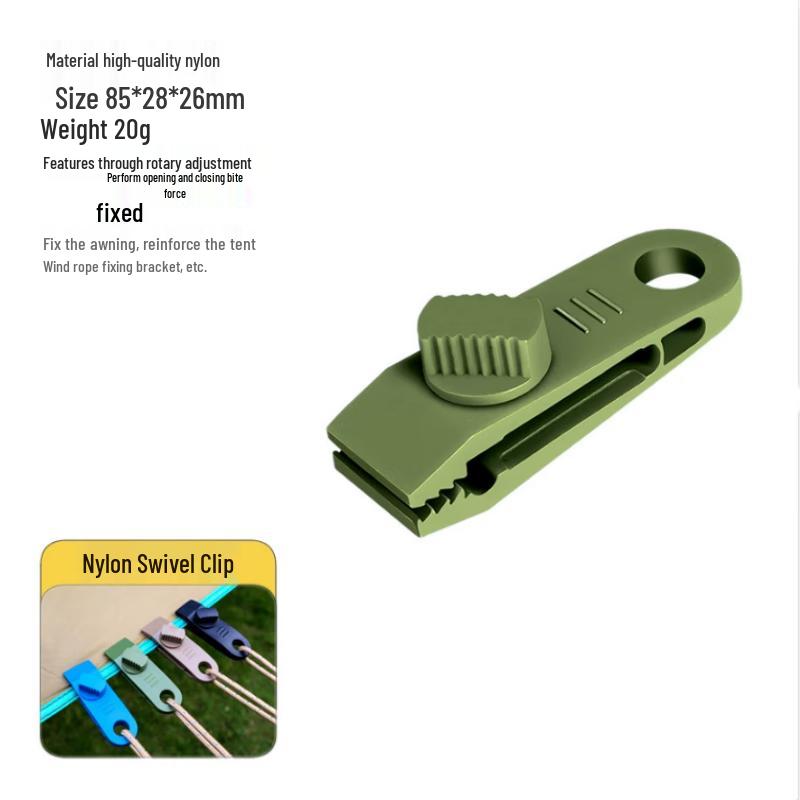 

Heavy-Duty Nylon Tent & Tarp Clips