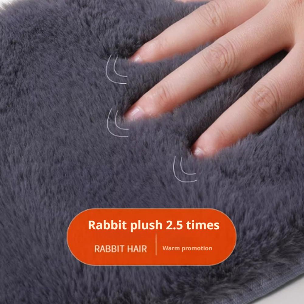 Winter Warme Kniegelenkschmerzen Arthritis Kaninchenfell Knie Atmungsaktiv Elastisch Winddicht Knieschützer Damen Herren Kalte Bein Knieschoner