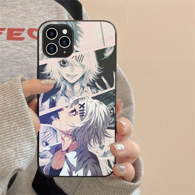 

Аниме JUUZOU SUZUYA Tokyo Ghouls телефон для iPhone 7 8 Plus X Xr Xs 11 12 13 Se2020 Mini мобильный iPhone 14 Pro Max чехол for iphone 11Pro циан