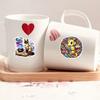 18pcs Self-made Cute cartoon dragon reading Stickers DIY Stickers Diary Album Decoration Scrapbooking Waterproof Mobile Phone