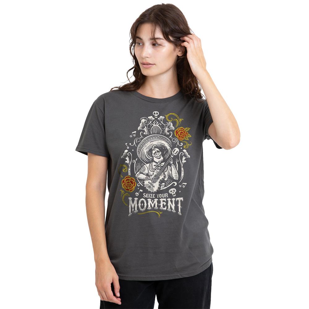 Coco Womens/Ladies Seize Your Moment Ernesto de la Cruz T-Shirt