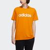 Adidas Neo Logo Print Sports Round Neck T-Shirt Men Tops Orange H14239