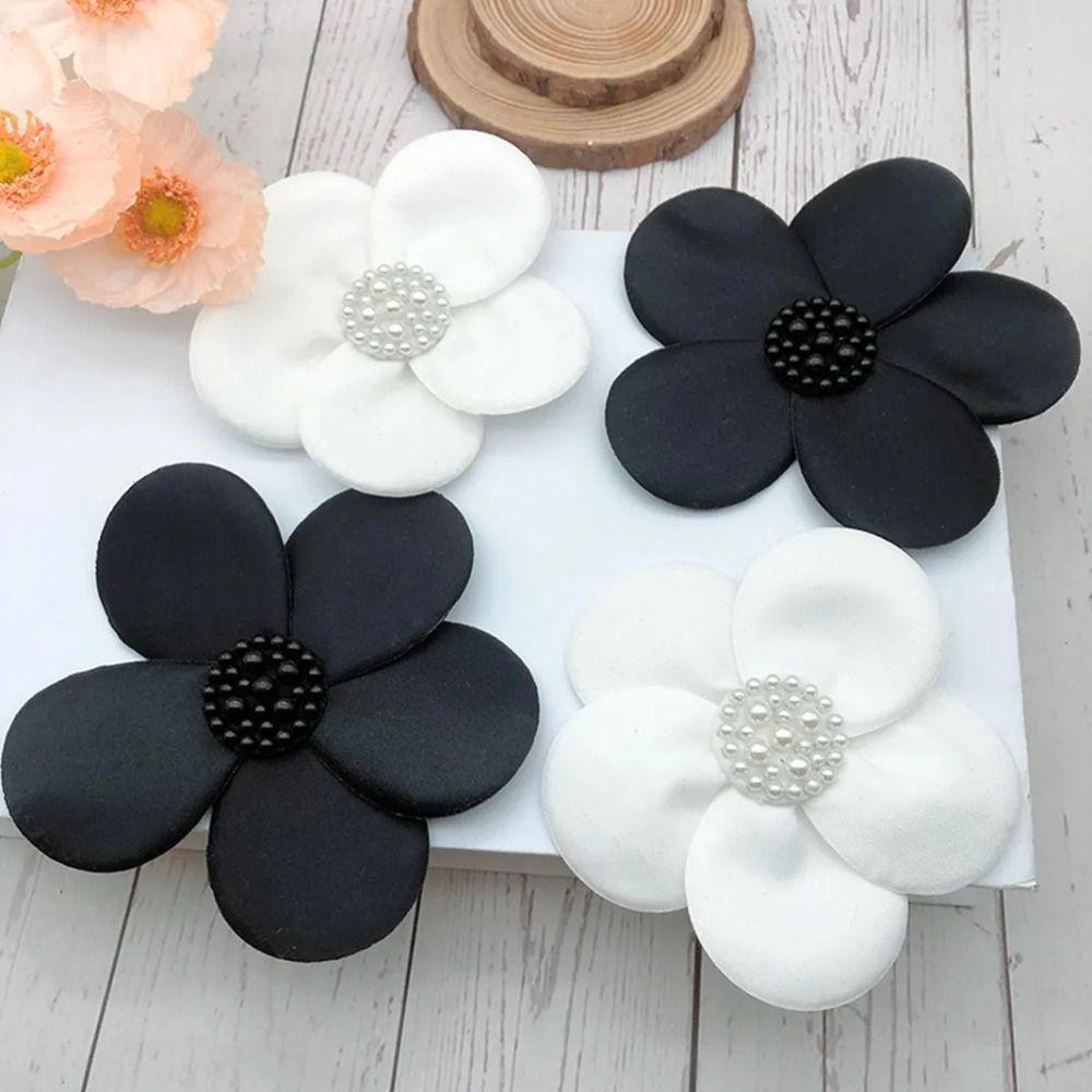 2PCS Handmade Clothing Patches 3D Clothing Applique DIY Flower Appliques  Dressmaking